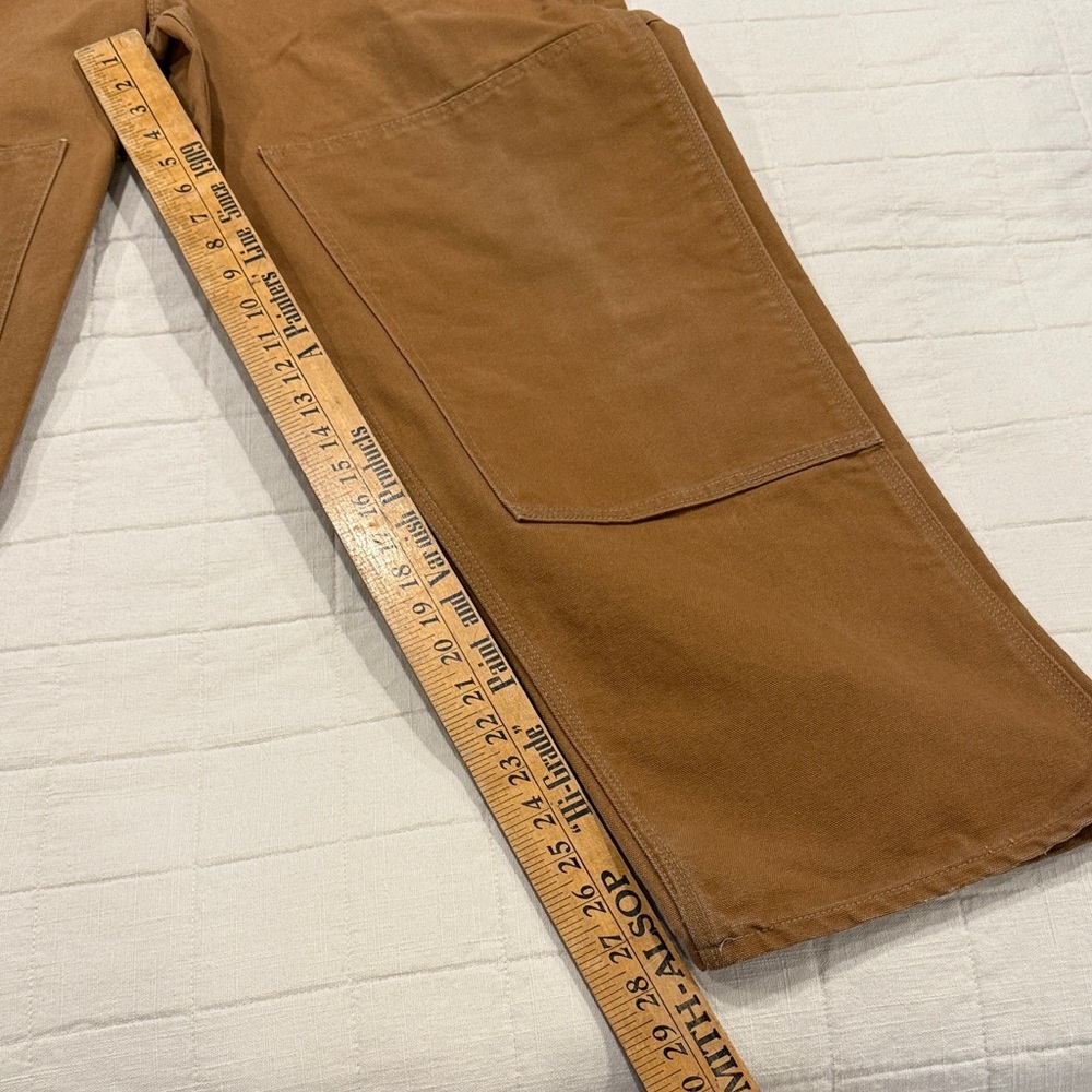 Carhartt Men's Tan Work Overalls - Picture 4 of 14